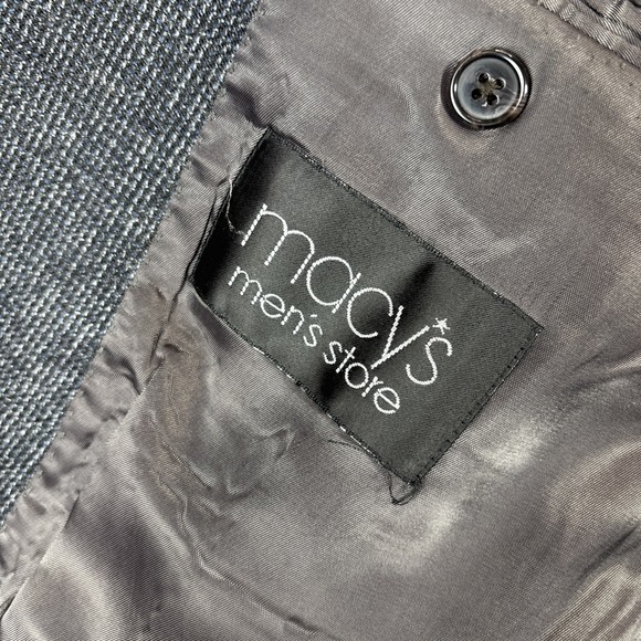 Lauren Ralph Lauren Mens 48R Blazer Sport Coat 100% Wool Mini Herringbone - Picture 5 of 10